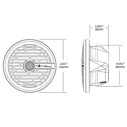 Roswell R1 8 Marine Speakers - White - 100W RMS  200W Peak Power [C920-1610]