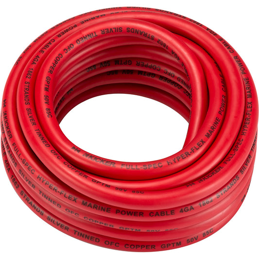 KICKER KMWPR420 20' 4AWG Power Wire - Red [47KMWPR420]