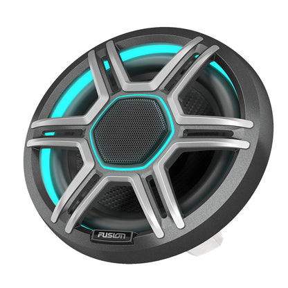 Fusion Apollo 6.5" LED Marine Speakers w/Sports Grey Grille [010-02918-03]