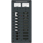 Blue Sea 8074 AC Main +8 Positions Toggle Circuit Breaker Panel - White Switches [8074]