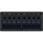 Blue Sea 8371 Water Resistant Panel - 8 Position - Black - Horizontal Mount [8371]