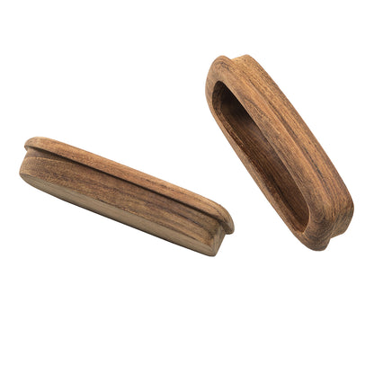 Whitecap Teak Rectangular Drawer Pull - 3-1/4"L - 2 Pack [60135-A]