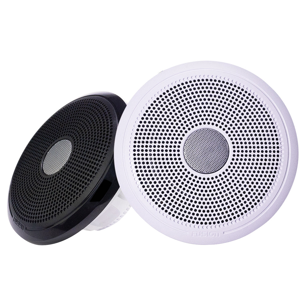 Fusion XS-F40CWB XS Series 4" 120 Watt Classic Marine Speakers - White  Black Grill Options [010-02199-00]