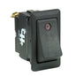 Cole Hersee Sealed Rocker Switch w/Small Round Pilot Lights SPST On-Off 3 Screw [56327-01-BP]