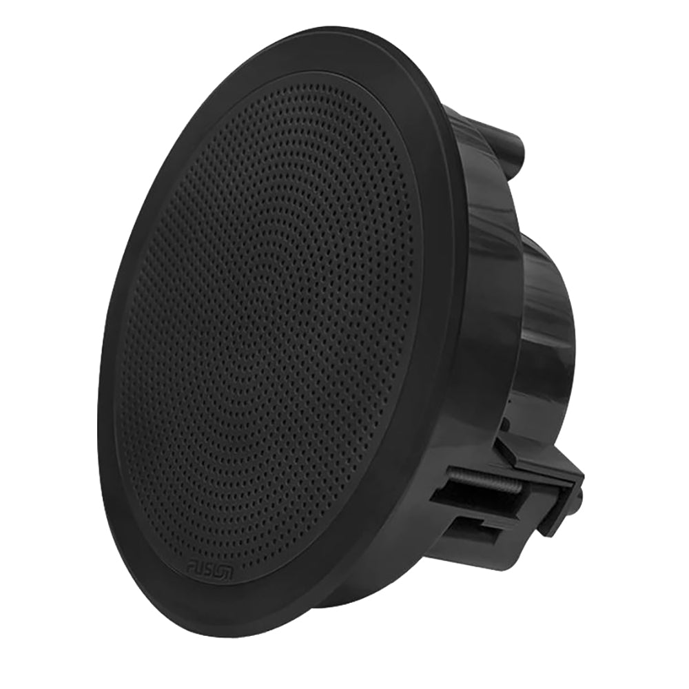 Fusion FM-F77RB FM Series 7.7" Flush Mount Round Marine Speakers - Black Grill - 200W [010-02300-01]