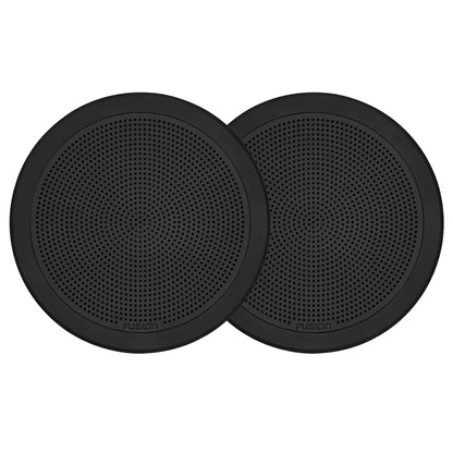 Fusion FM-F77RB FM Series 7.7" Flush Mount Round Marine Speakers - Black Grill - 200W [010-02300-01]