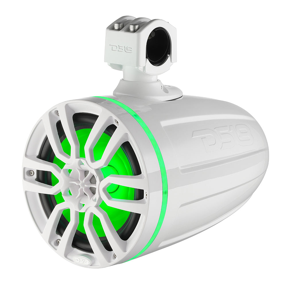 DS18 X Series HYDRO 6.5" Wakeboard Pod Tower Speaker w/RGB LED Light - 300W - White [NXL-X6TP/WH]