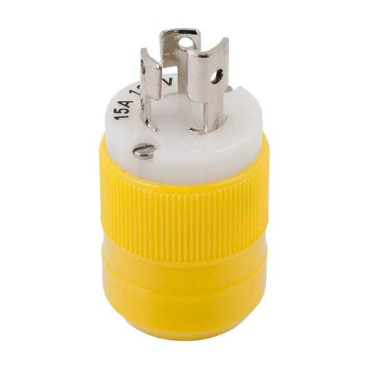 Marinco Locking Plug - 15A, 125V - Yellow [4721CR]